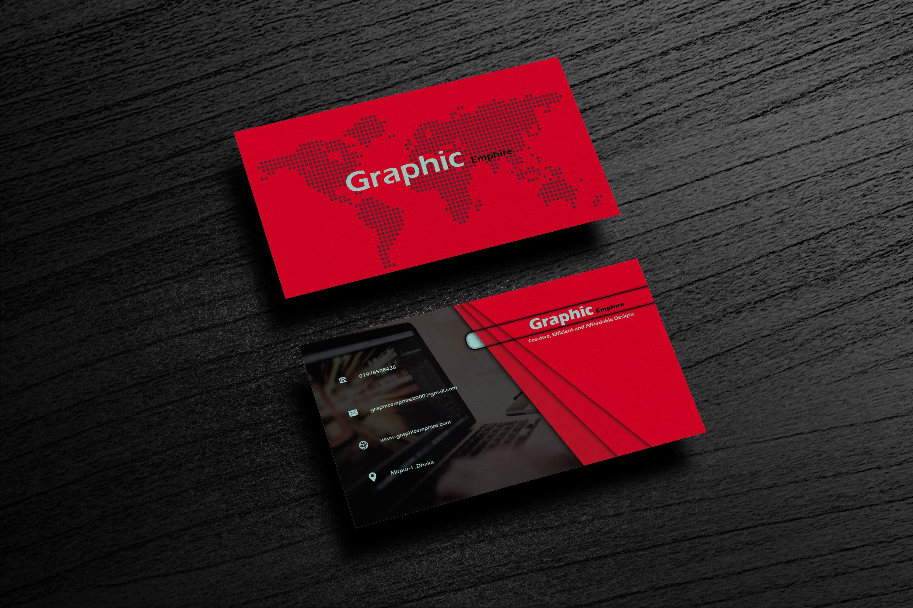 I will do a professional business card design for you within 24 hour