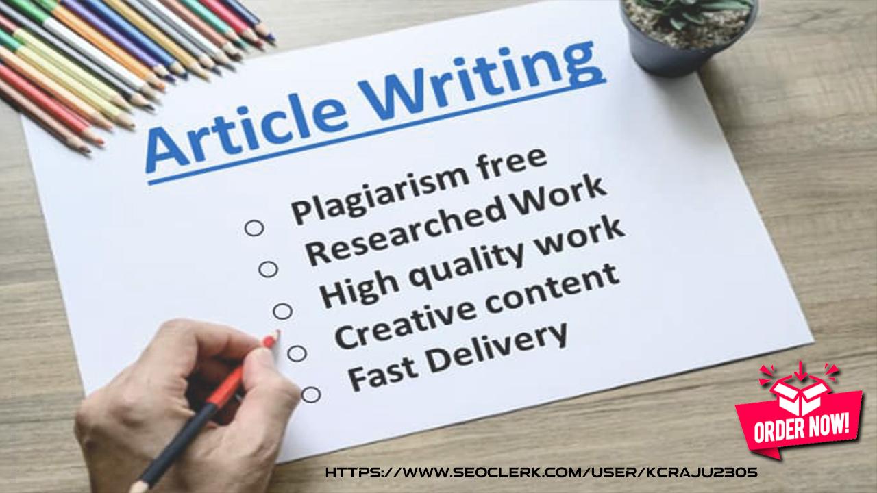 I will write 500 SEO-Optimized Words Article / Content / Blog Post