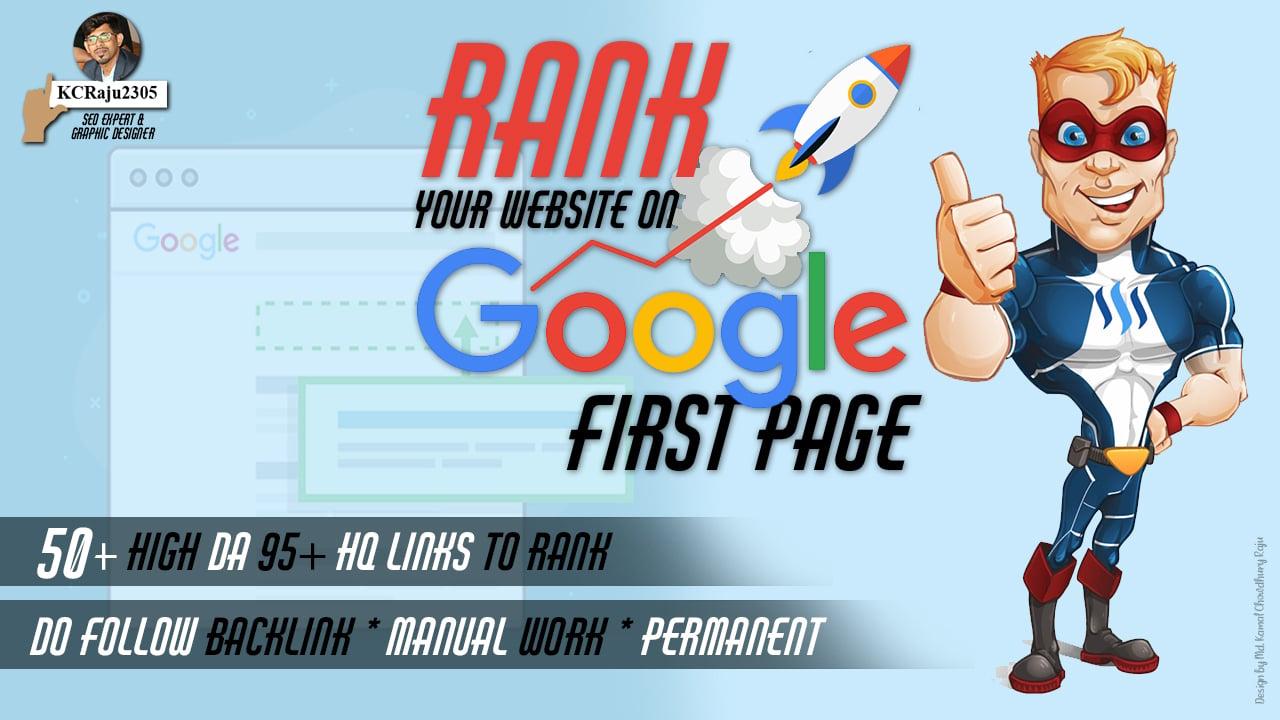 Lift Up Your Site LlKE a Rocket | 50+ High DA 90+ HQ Backlinks to RANK Permanently