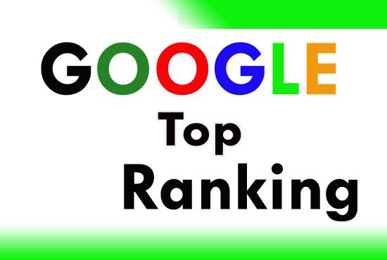 I will do Guaranteed Google 1st page ranking with best linkbuilding