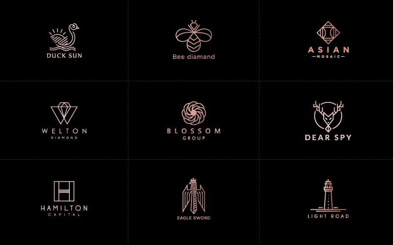 I will design creative lineart minimalist logo 