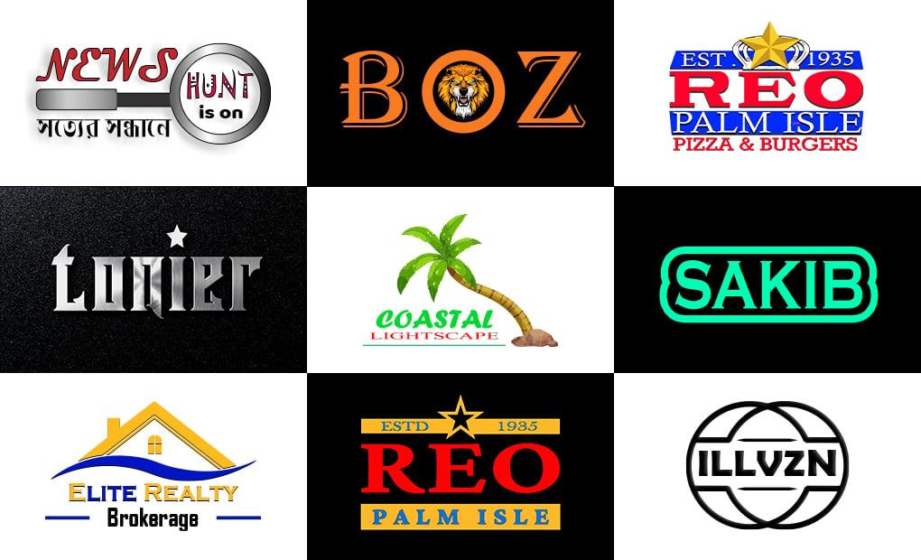 I will design unique flat minimalist iconic logo design