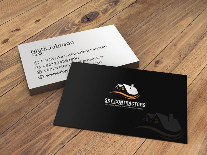 I will design unique and professional business cards