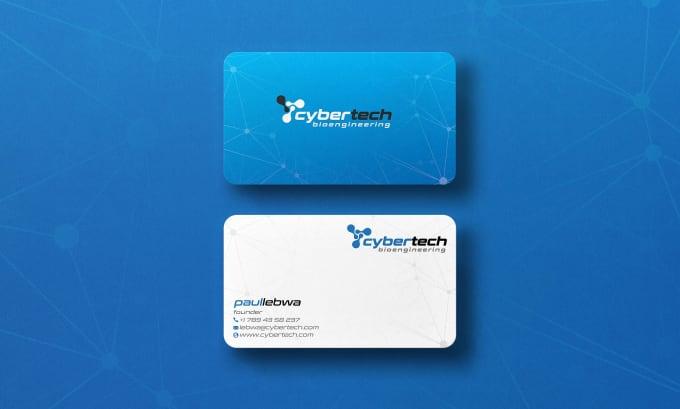 I will provide professional business card design services for you