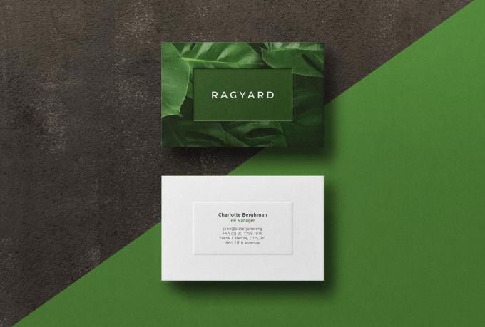 I will do professional modern business card design for you