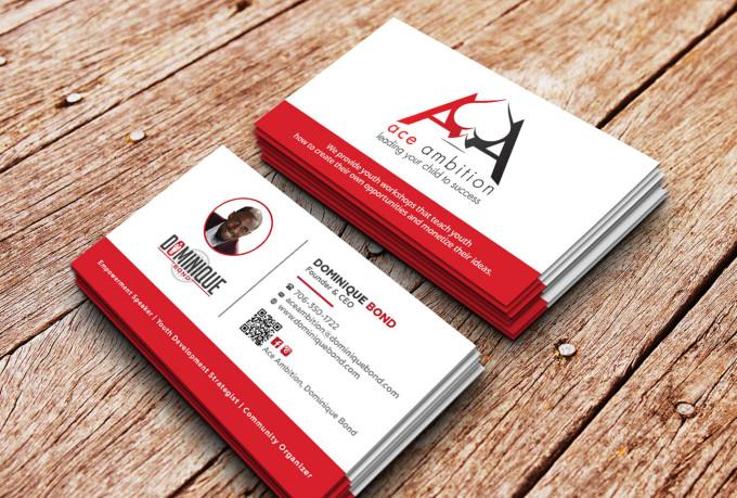 I will design a professional business card just for you