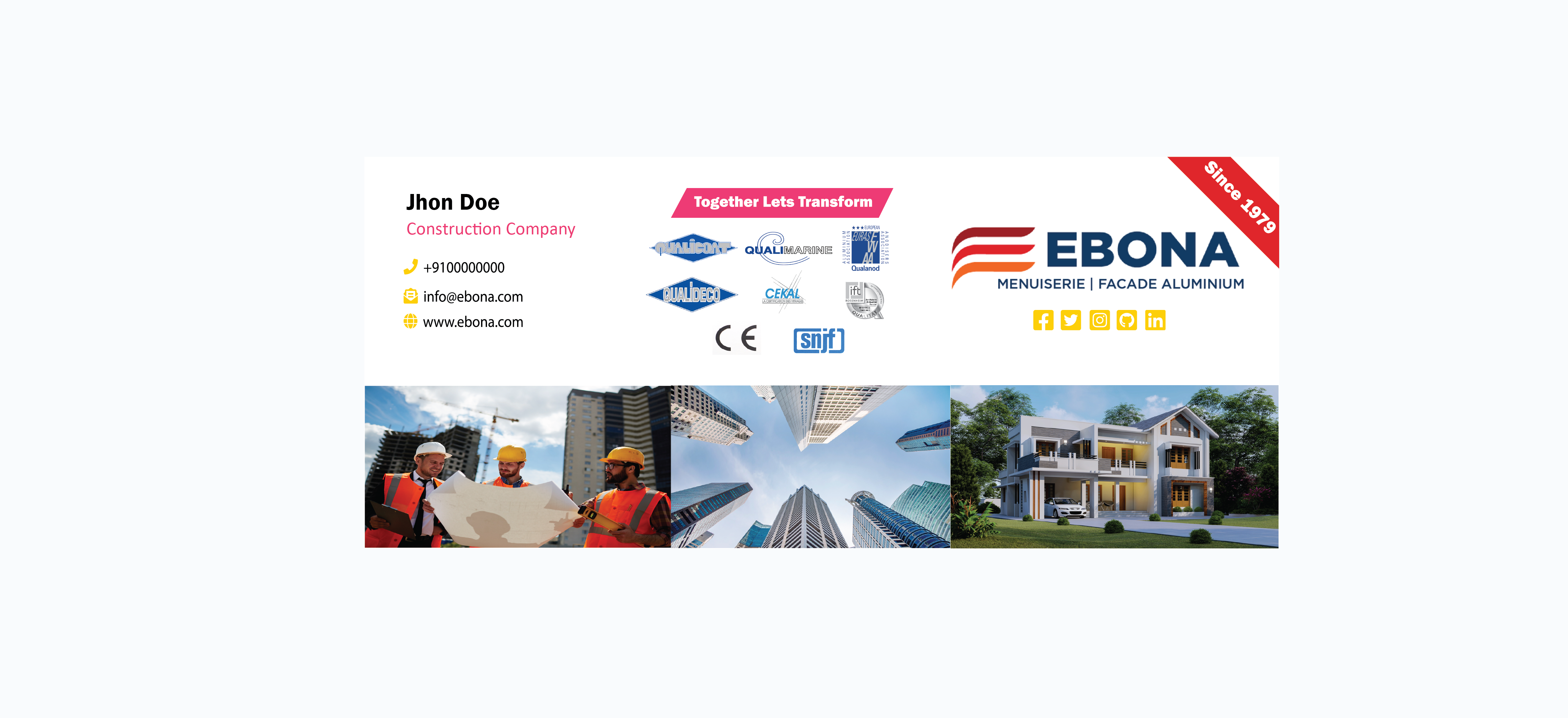 I will design email signature in HTML, clickable email signature