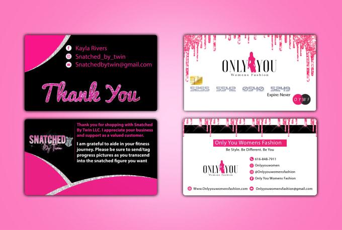 I will do luxury business card, thank you card and logo design