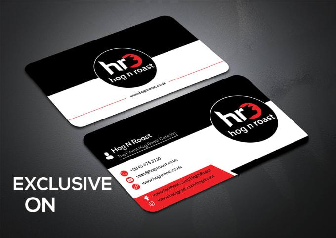I will design unique minimalist business cards