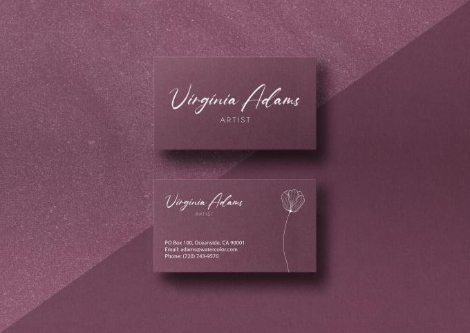 I will do create professional business cards design for you