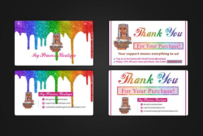 I will do luxury business card, thank you card and logo design