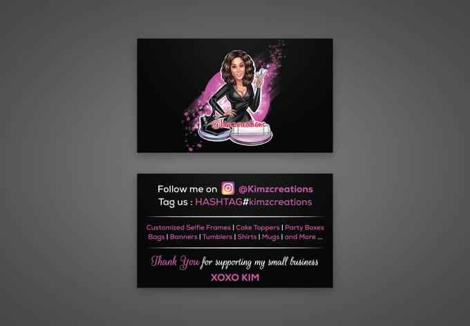 I will do business card design just for you
