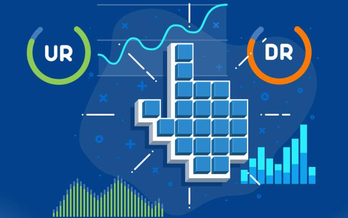 I will create high domain rating DR and url rating ur backlinks