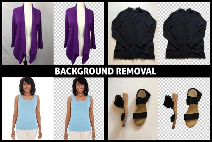 I will remove background 50 images