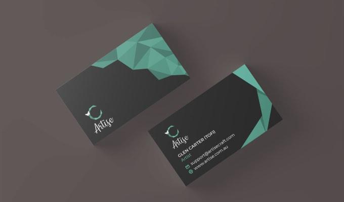 I will design business card or stationery for you