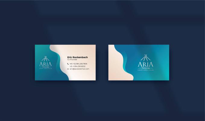 I will design business card or stationery for you