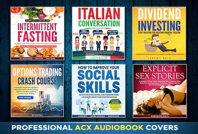 I will design professional audiobook acx cover