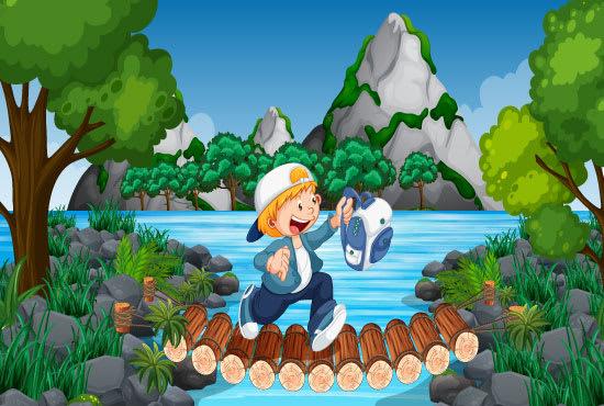 I will design children book illustrations