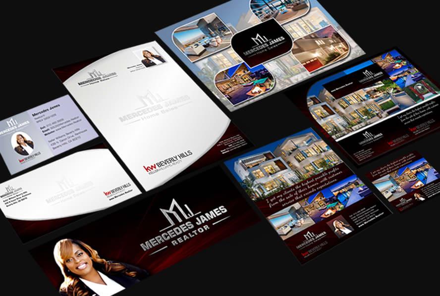 I will design logo, business cards, envelop, folder