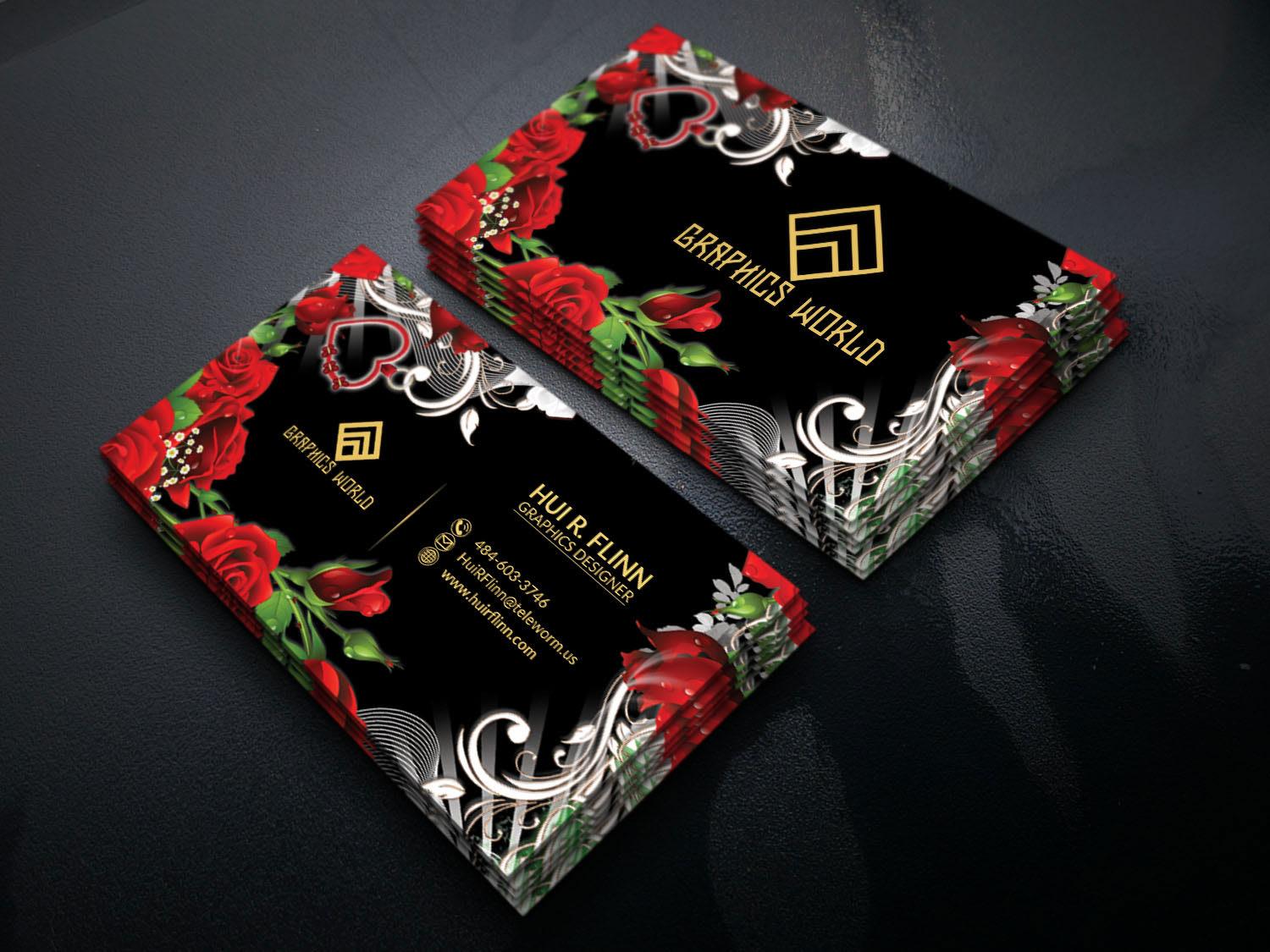 I will professional luxury business card