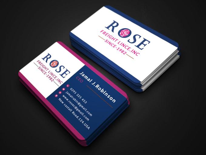 I will design minimal and luxury business card