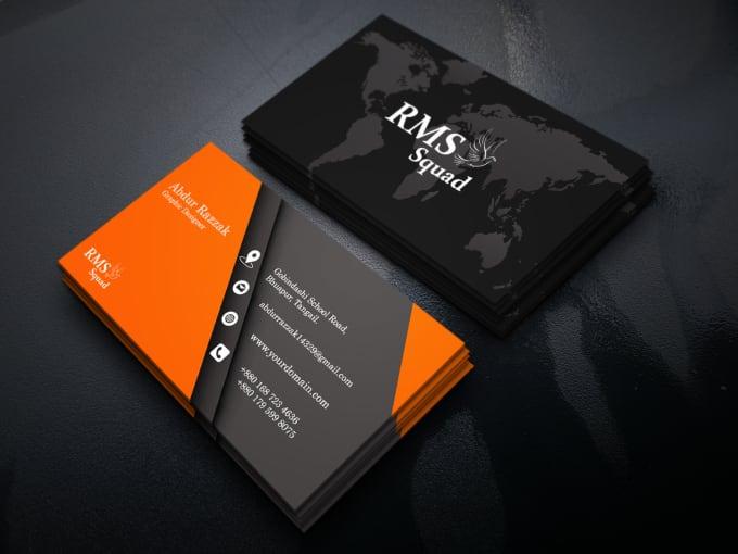 I will design unique business card, visiting card, name card