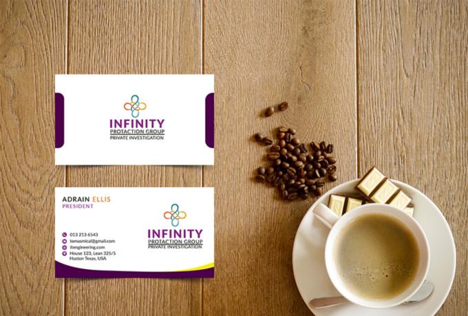 I will design minimal and luxury business card