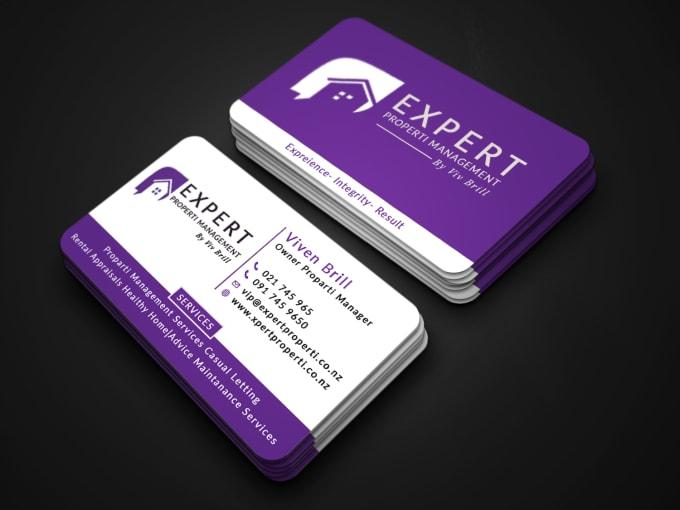 I will design minimal and luxury business card