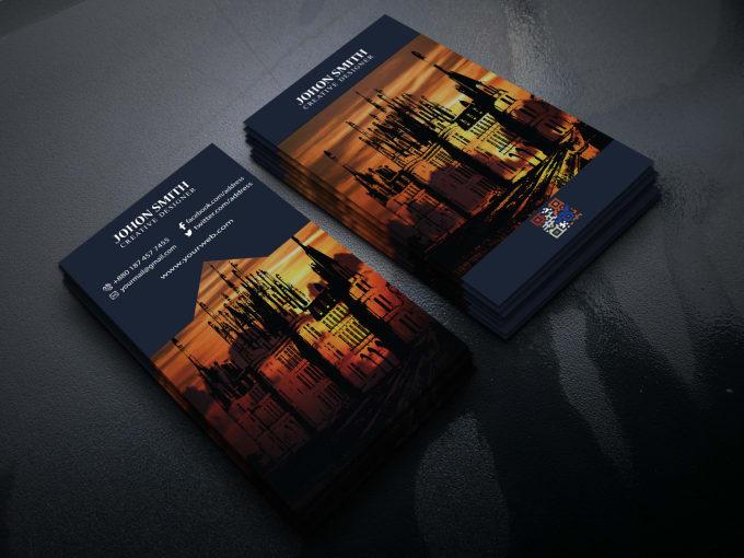 I will create unique 2 sided business card