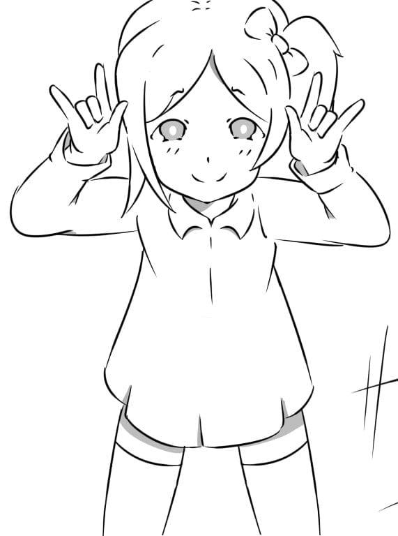 I will draw anime , both normal , loli ,and nsfw monochrome only