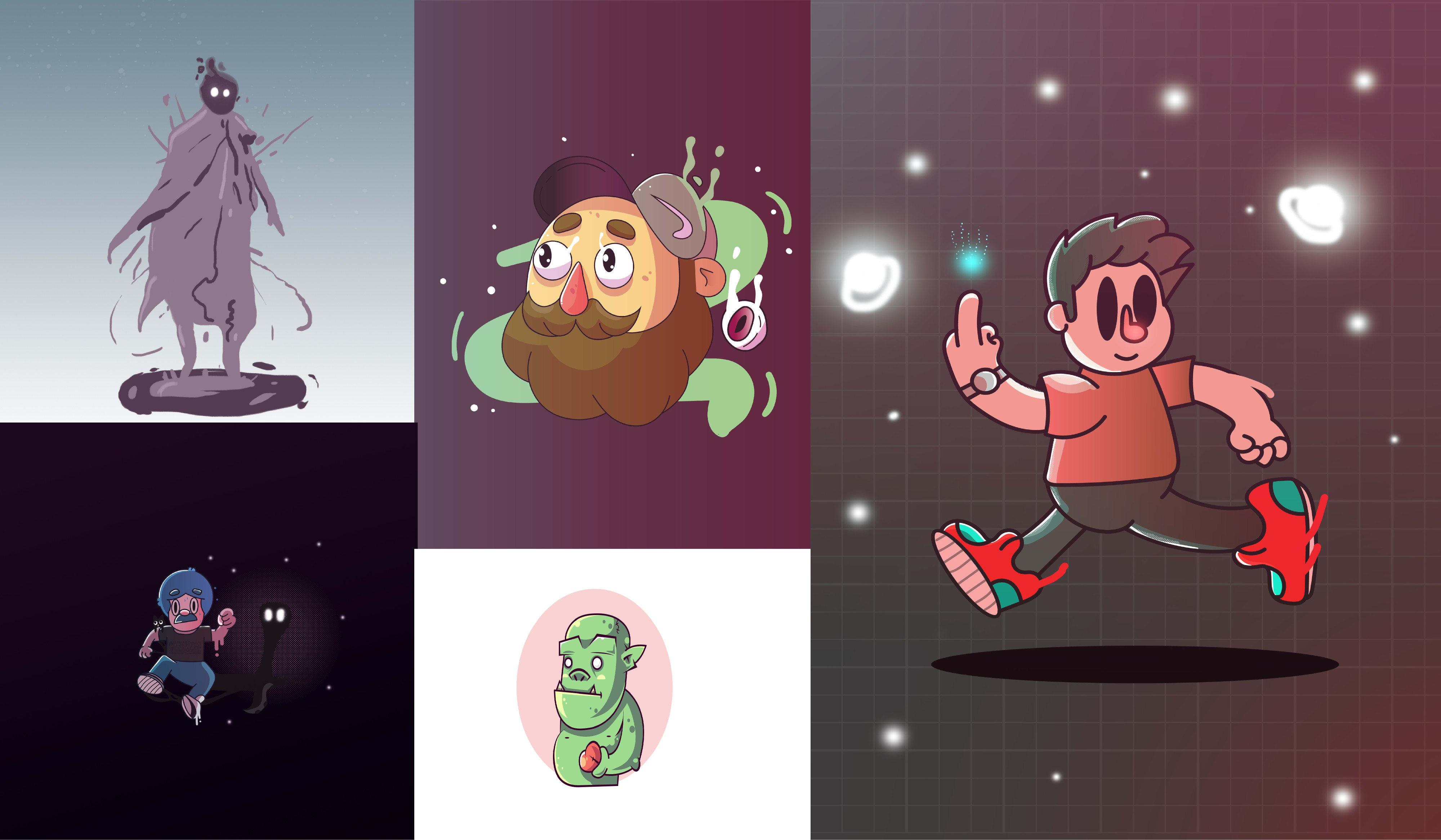 I will design a full color illustration