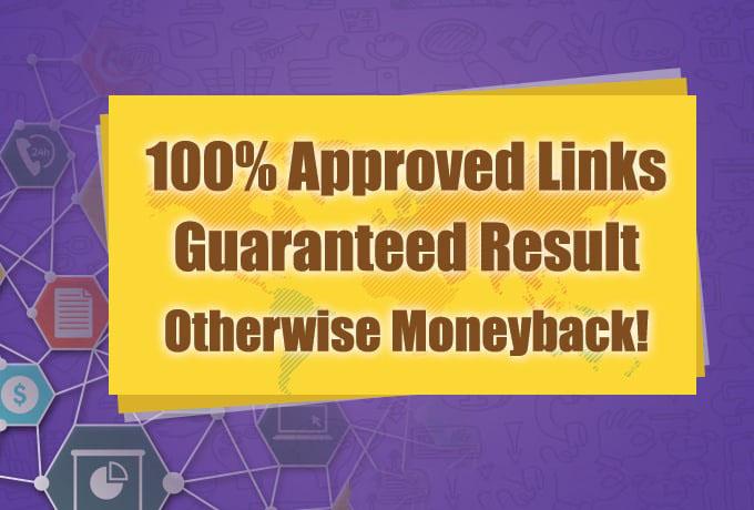 I will do 50 highly authoritative dofollow trust backlinks for you