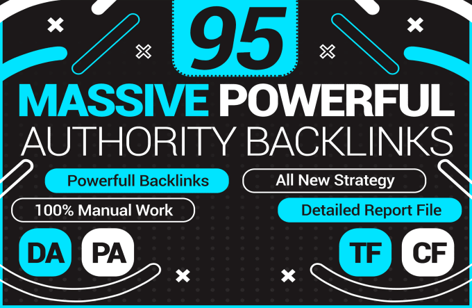 I will create 95 unique domain SEO backlinks per 100 of your websites