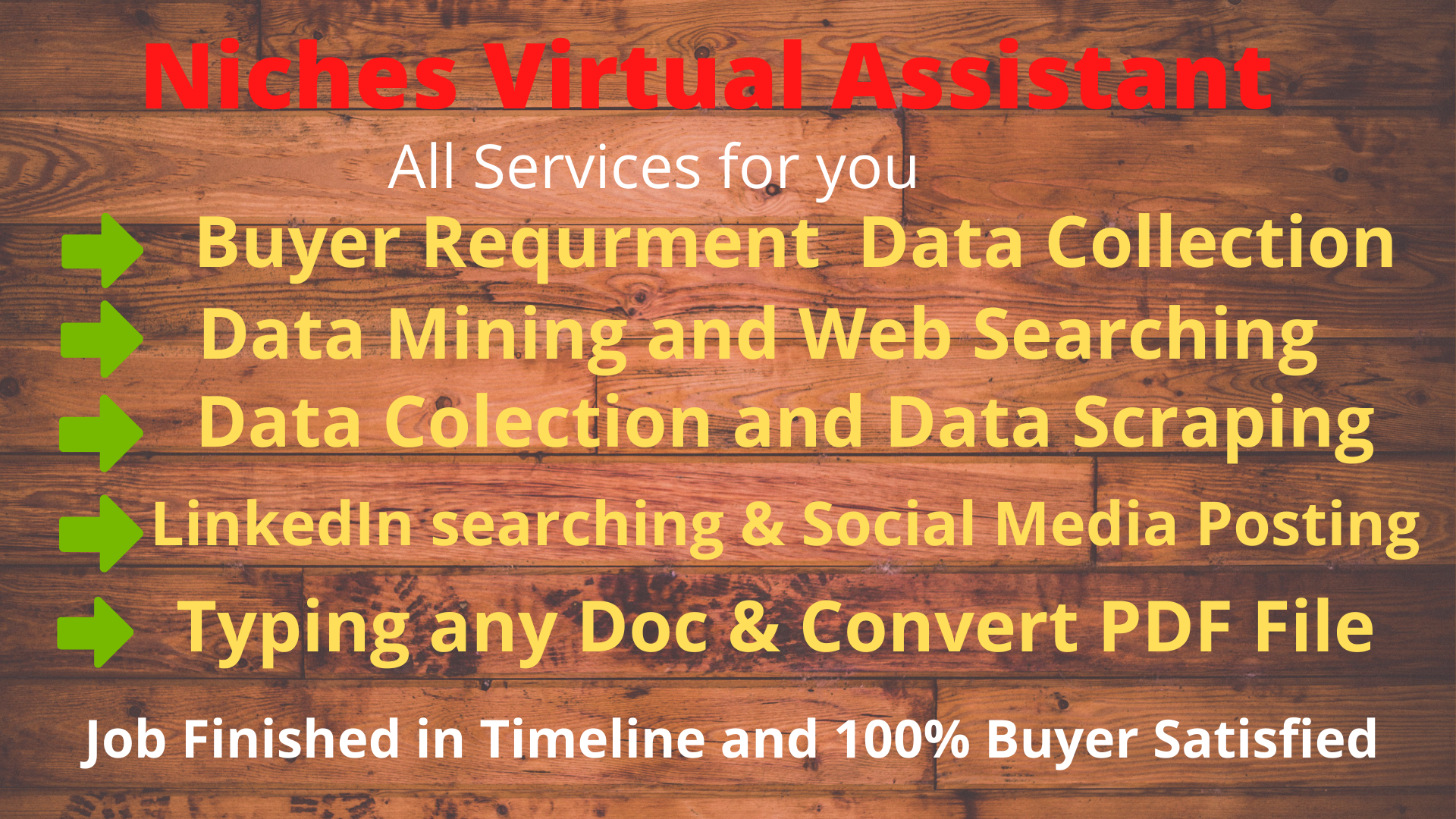 Virtual Assistant and LinkedIn Searching