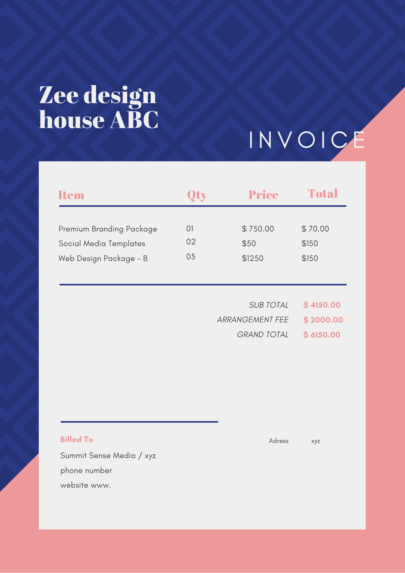  design best invoice, receipt, any type of letterhead
