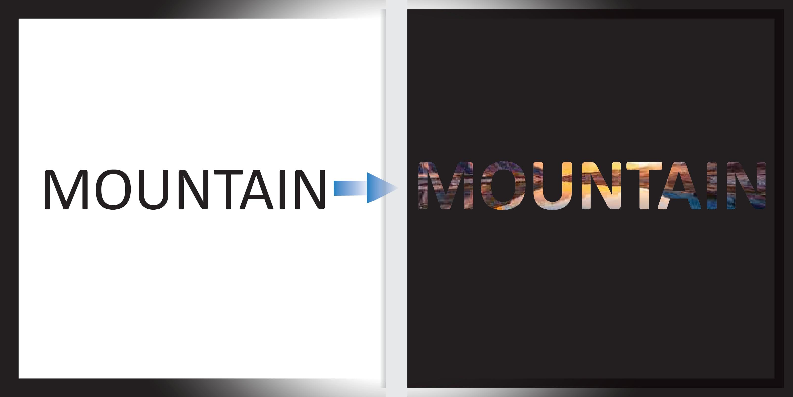 I will beautify any word or phrase with a beautiful clipping mask and awesome images!!!