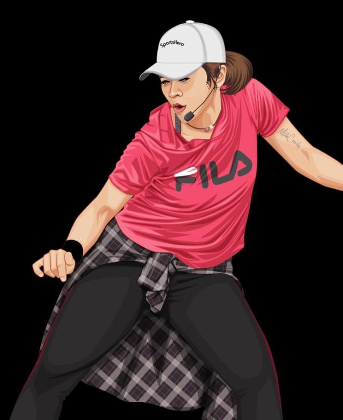 I will draw cartoon from your photo for you