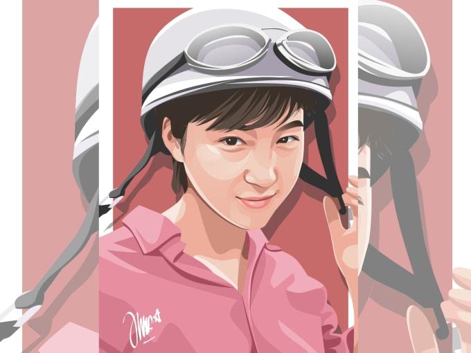 I will draw your photo into cartoon art