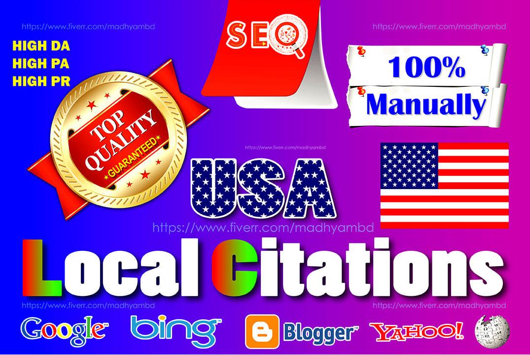 I will build top USA local citations