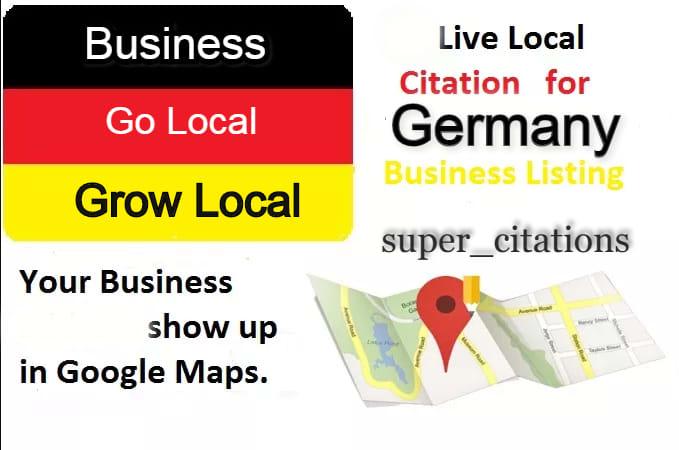 I will create 200 germany local citations