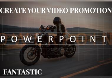 Do you want to do your own promotional video? Quick and easy with PowerPoint.