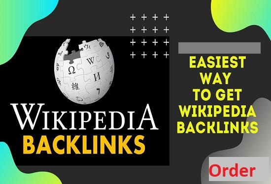 I will Do 400 Powerful Niche Relevant High Authority Wikipedia Backlinks for Your website