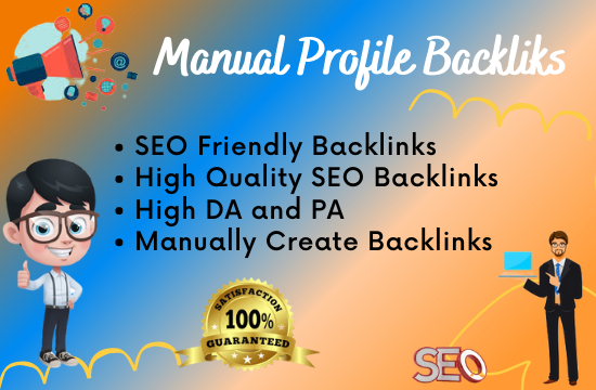 I will create 70 high-quality profile backlinks for your blog and websites 