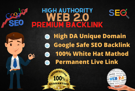 I will do 50 High Authority Web 2.0 Backlinks 