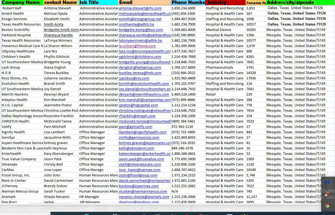virtual assistant with any kind of Data Entry, Data mining, Web research, Typing, Data scraping, Cop