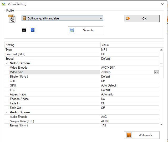I will optimize videos to a low size and high quality 1080p or less