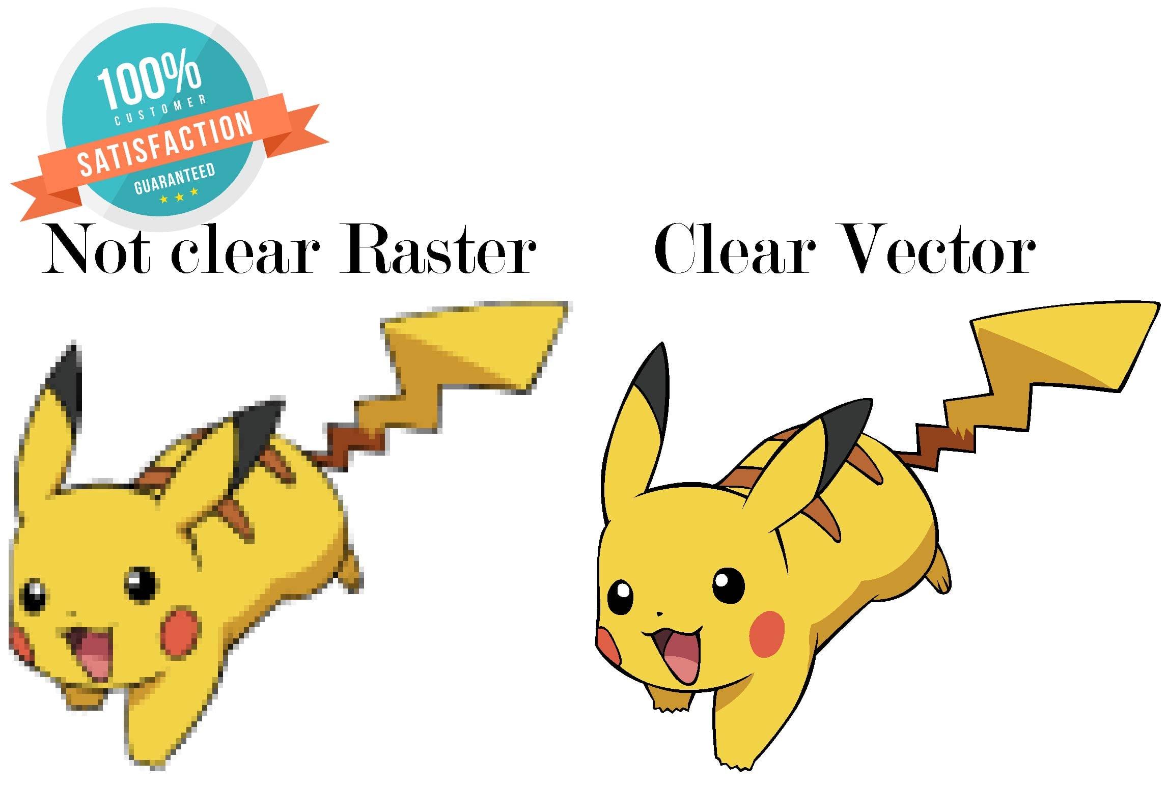 I will convert low quality raster image or logo to vector