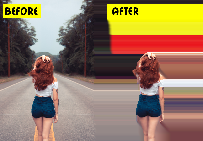 I will remove background from images.