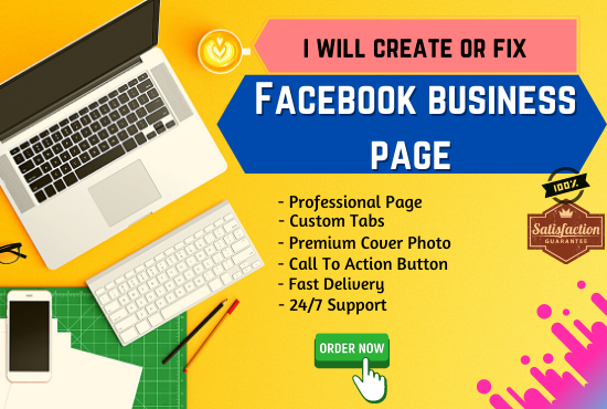 Create and design a SEO friendly and well optimized Facebook business page