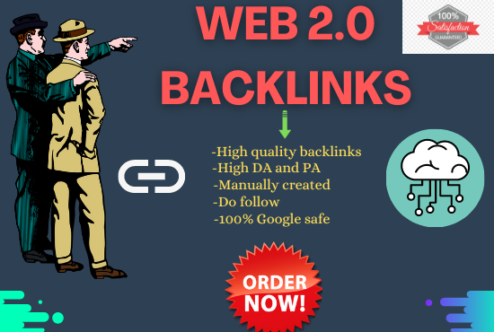 I will manually create 50 high authority Web 2.0 backlinks for your website